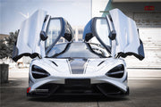 CONVERSION UPGRADE BODY KIT for MCLAREN 720S 2017 - 2023 upgrade to 765LT

Set includes:

Front Lip
Front Bumper

Front Fenders
Side Skirts
Rear Engine Cover
Rear Spoiler Wing
Rear Bumper
Rear Air Intake Vent Trims
Rear Bumper Canards
Rear Bumper Vents
Rear Diffuser


Material: Dry Carbon Fiber and Fiberglass 

NOTE: Professional installation is required

CONTACT US FOR MORE INFORMATION