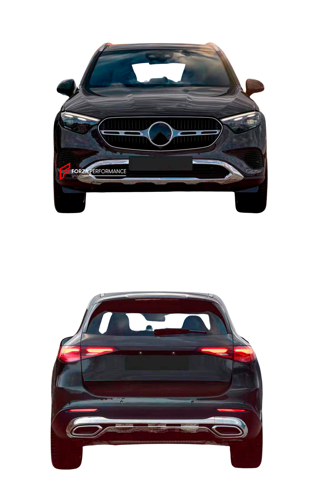 CONVERSION UPGRADE BODY KIT for MERCEDES-BENZ GLC-CLASS X254 2022+ to GLC63S


Set includes:&nbsp;

Front Lip
Front Bumper Assembly
Fender Flares
Rear Bumper
Rear Diffuser
Exhaust Tips

NOTE: Professional installation is required.