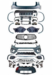 CONVERSION UPGRADE BODY KIT for MERCEDES-BENZ GLC-CLASS X254 2022+ to GLC63S


Set includes:&nbsp;

Front Lip
Front Bumper Assembly
Fender Flares
Rear Bumper
Rear Diffuser
Exhaust Tips

NOTE: Professional installation is required.