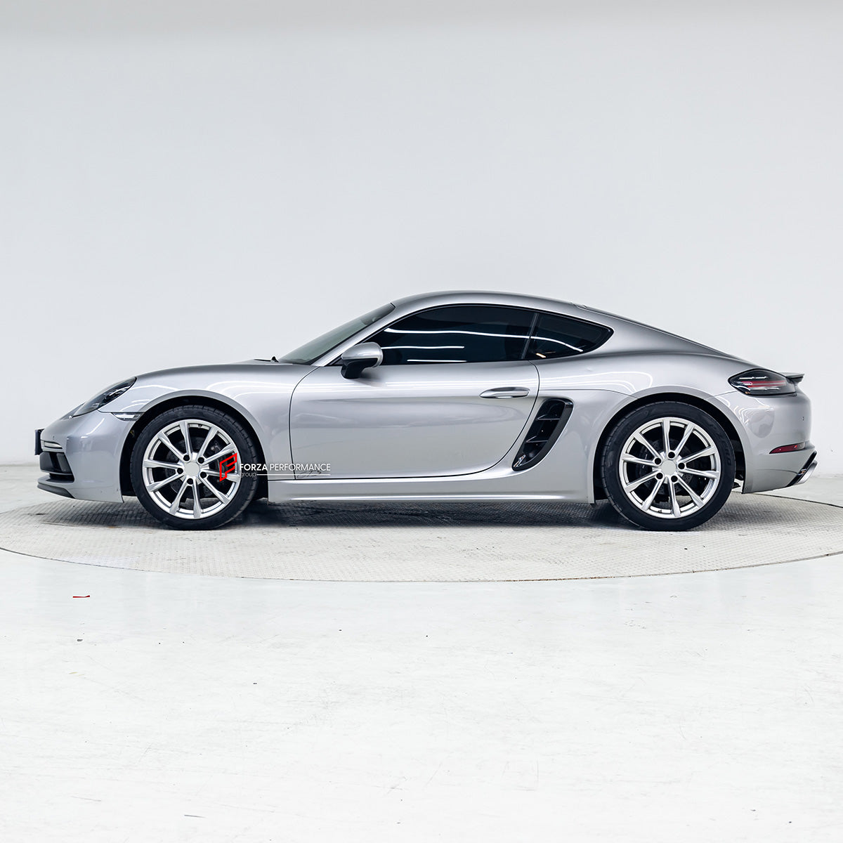 CONVERSION UPGRADE BODY KIT for PORSCHE 718 982 CAYMAN BOXSTER upgrade to GTS

Set includes:

Front Bumper Assembly
Rear Diffuser
Rear Light Bar

Material: Plastic

NOTE: Professional installation is required. Factory LED DRL must be reused