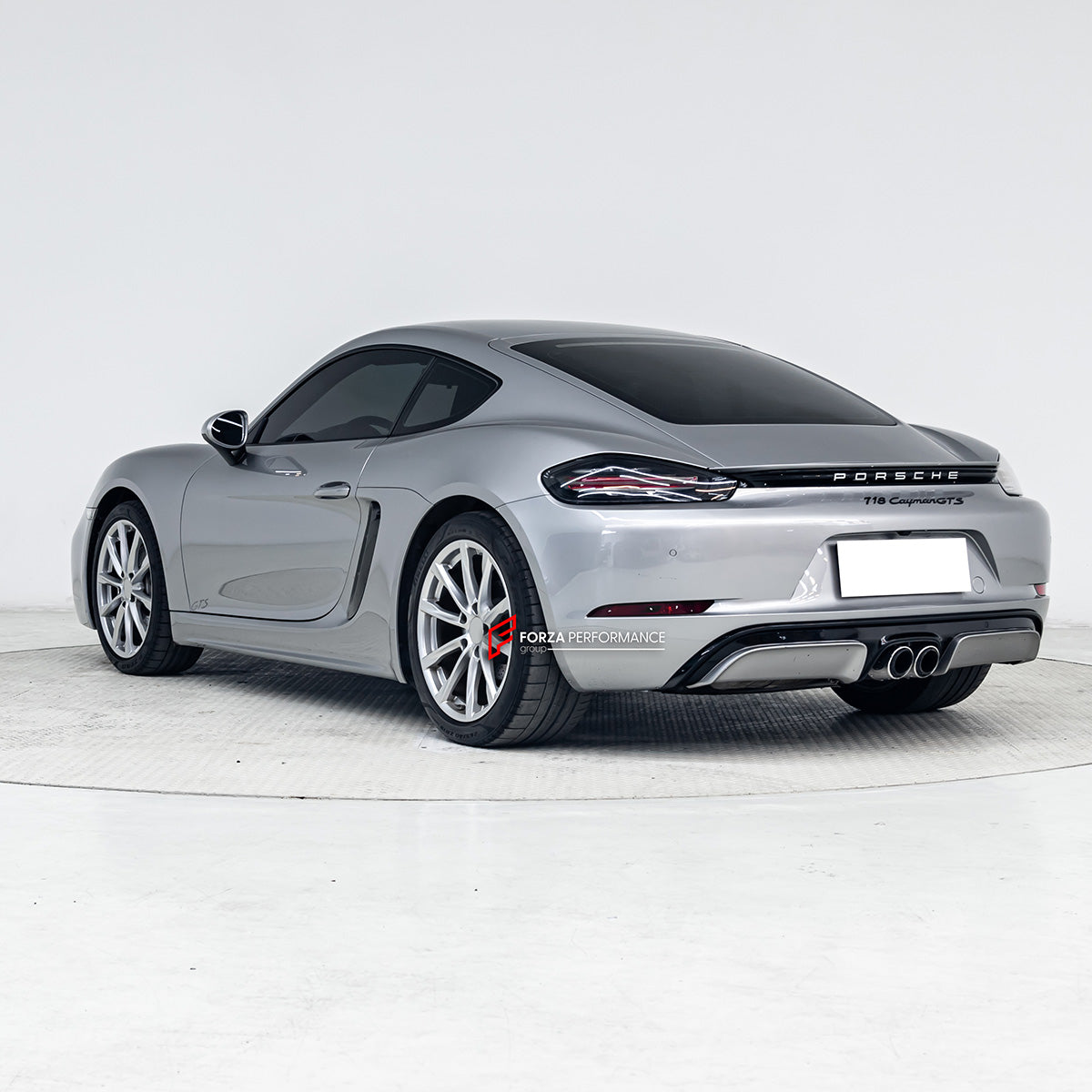 CONVERSION UPGRADE BODY KIT for PORSCHE 718 982 CAYMAN BOXSTER upgrade to GTS

Set includes:

Front Bumper Assembly
Rear Diffuser
Rear Light Bar

Material: Plastic

NOTE: Professional installation is required. Factory LED DRL must be reused