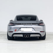 CONVERSION UPGRADE BODY KIT for PORSCHE 718 982 CAYMAN BOXSTER upgrade to GTS

Set includes:

Front Bumper Assembly
Rear Diffuser
Rear Light Bar

Material: Plastic

NOTE: Professional installation is required. Factory LED DRL must be reused