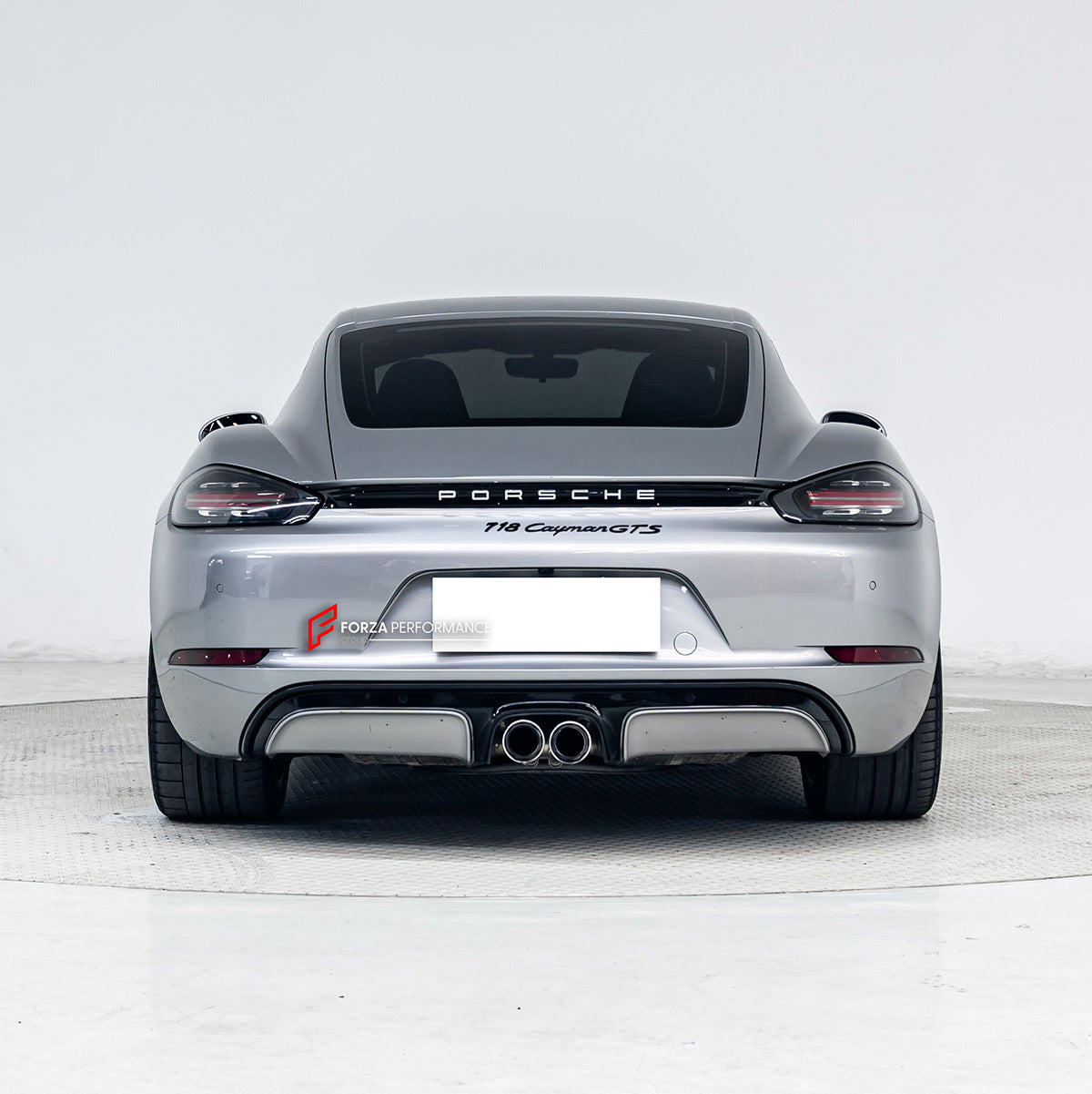 CONVERSION UPGRADE BODY KIT for PORSCHE 718 982 CAYMAN BOXSTER upgrade to GTS

Set includes:

Front Bumper Assembly
Rear Diffuser
Rear Light Bar

Material: Plastic

NOTE: Professional installation is required. Factory LED DRL must be reused