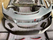 CONVERSION UPGRADE BODY KIT for PORSCHE 911 991.1 991.2 CARRERA NARROW BODY 2011 - 2020 upgrade to GT2RS

Set includes:

Front Lip
Front Bumper Assembly
Front Fenders with Air Vents
Side Skirts

Carbon Hood
Carbon Trunk
Rear Bumper
Exhaust Catback

Material: Plastic
