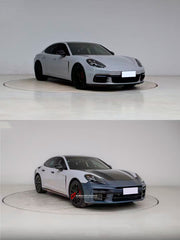 CONVERSION UPGRADE BODY KIT for PORSCHE PANAMERA 971 2016 - 2024 upgrade to 976 2024+

Set includes:

Front Bumper Assembly

Side Skirts

Rear Bumper
Rear Diffuser


Material: Plastic