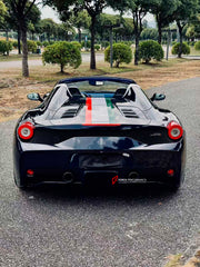 CONVERSION UPGRADE CARBON BODY KIT for FERRARI 458 SPIDER 2009 - 2015 UPGRADE to SPECIALE


Set includes:
Front Bumper
Front Bumper Trims
Front Hood
Side Skirts
Rear Trims
Rear Bumper
Rear Diffuser

Material: Crafted with CNC-molded autoclave carbon fiber.