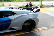 CONVERSION UPGRADE CARBON BODY KIT for LAMBORGHINI HURACAN LP580 LP610 2014 - 2019 upgrade to HURACAN STO LP 640

Set includes:
Front Lip
Front Bumper
Front Trunk with Air Inlets
Front Hood / Bonnet
Front Fenders
Front Fender Air Vents
Side Skirts
Rear Engine Trunk with Air Scoop
Engine Bay Panels
Rear Wing Spoiler
Rear Bumper

Material: Dry Carbon

NOTE: Professional installation is required