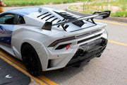 CONVERSION UPGRADE CARBON BODY KIT for LAMBORGHINI HURACAN LP580 LP610 2014 - 2019 upgrade to HURACAN STO LP 640

Set includes:
Front Lip
Front Bumper
Front Trunk with Air Inlets
Front Hood / Bonnet
Front Fenders
Front Fender Air Vents
Side Skirts
Rear Engine Trunk with Air Scoop
Engine Bay Panels
Rear Wing Spoiler
Rear Bumper

Material: Dry Carbon

NOTE: Professional installation is required