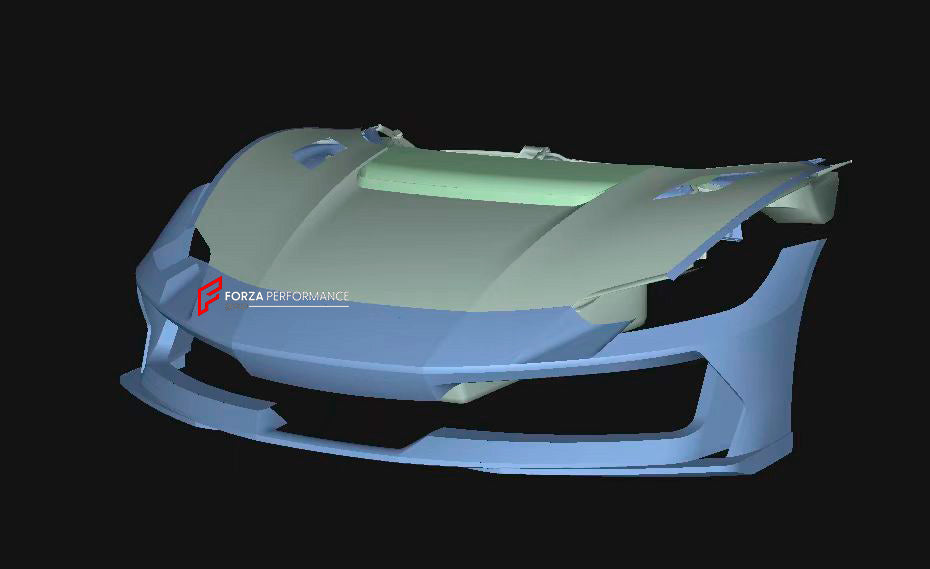 CONVERSION UPGRADE CARBON FRONT BUMPER for FERRARI 296 GTS GTB upgrade to SPECIALE

Set includes:

Front Bumper

Material: Carbon Fiber

Note: Professional installation is required.

Contact us for pricing