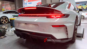 CONVERSION UPGRADE CARBON REAR BUMPER WITH DIFFUSER for PORSCHE 911 992.1 CARRERA 2019 - 2025 upgrade to 992.2 GT3

Set includes:

Rear Bumper
Rear Diffuser
Muffler With Valves
Exhaust Tips


Material: Dry Carbon

Note: Professional installation is required
