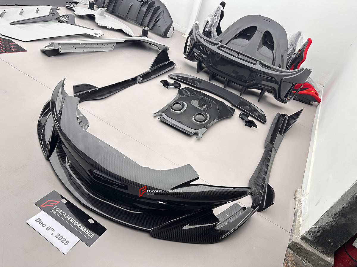 CONVERSION UPGRADE CARBON BODY KIT for MCLAREN 570S 540C upgrade to 600LT

Set Include:

Front Bumper

Front Hood / Bonnet
Side Skirts
Rear Engine Cover

Rear Spoiler
Rear Bumper

Exhaust Catback Bypass

Material: Carbon Fiber

CONTACT US FOR PRICING

Note: Professional installation is required.

Payment ►
Visa

Mastercard

PayPal with a credit card (add 4.4% at checkout)
Payoneer
Cryptocurrency
Shipment ►
By express DHL/UPS/TNT/FedEx
To the local international airport
Special line by air
Special line by th