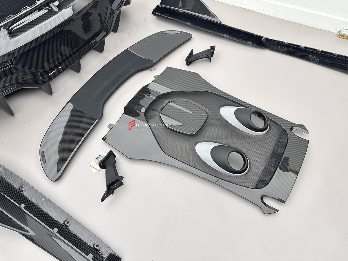 CONVERSION UPGRADE CARBON BODY KIT for MCLAREN 570S 540C upgrade to 600LT

Set Include:

Front Bumper

Front Hood / Bonnet
Side Skirts
Rear Engine Cover

Rear Spoiler
Rear Bumper

Exhaust Catback Bypass

Material: Carbon Fiber

CONTACT US FOR PRICING

Note: Professional installation is required.

Payment ►
Visa

Mastercard

PayPal with a credit card (add 4.4% at checkout)
Payoneer
Cryptocurrency
Shipment ►
By express DHL/UPS/TNT/FedEx
To the local international airport
Special line by air
Special line by th