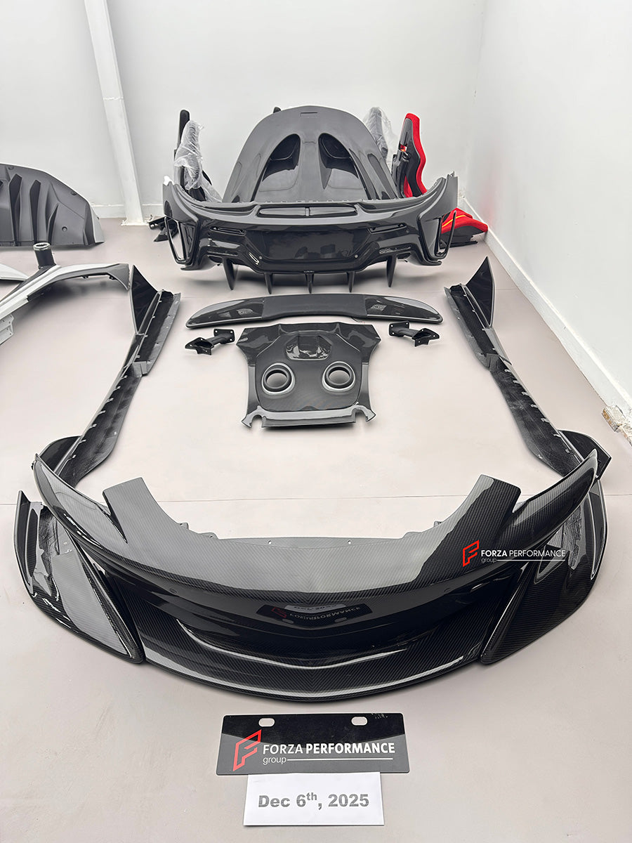 CONVERSION UPGRADE CARBON BODY KIT for MCLAREN 570S 540C upgrade to 600LT

Set Include:

Front Bumper

Front Hood / Bonnet
Side Skirts
Rear Engine Cover

Rear Spoiler
Rear Bumper

Exhaust Catback Bypass

Material: Carbon Fiber

CONTACT US FOR PRICING

Note: Professional installation is required.

Payment ►
Visa

Mastercard

PayPal with a credit card (add 4.4% at checkout)
Payoneer
Cryptocurrency
Shipment ►
By express DHL/UPS/TNT/FedEx
To the local international airport
Special line by air
Special line by th