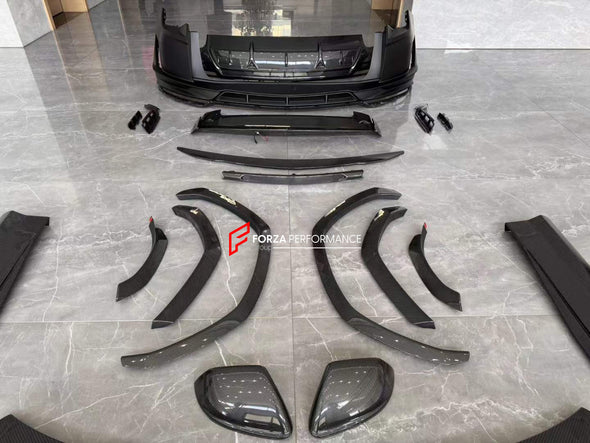 CONVERSION UPGRADE  FACELIFT OLD TO NEW PLASTIC AND DRY CARBON BODY KIT FOR LAMBORGHINI URUS 2018-2022 UPGRADE TO PERFORMANTE 2023 STYLE