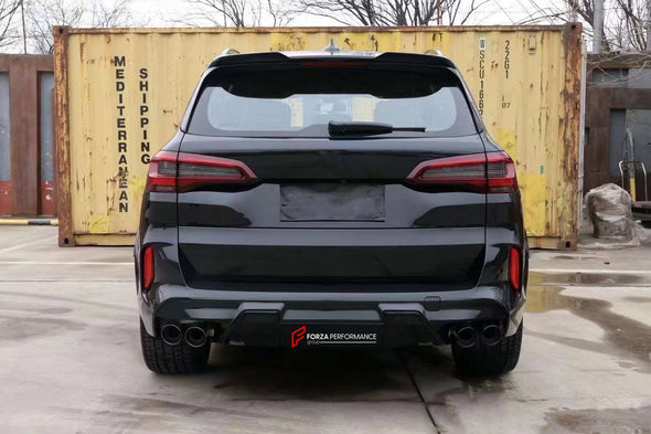 CONVERSION UPGRADE FACELIFT X5M BODY KIT FOR BMW X5 G05 2020+  Made in Taiwan  Set includes:  Front Bumper Assembly Fender Flares Side Skirts Rear Bumper Assembly Rear Diffuser Exhaust Tips
