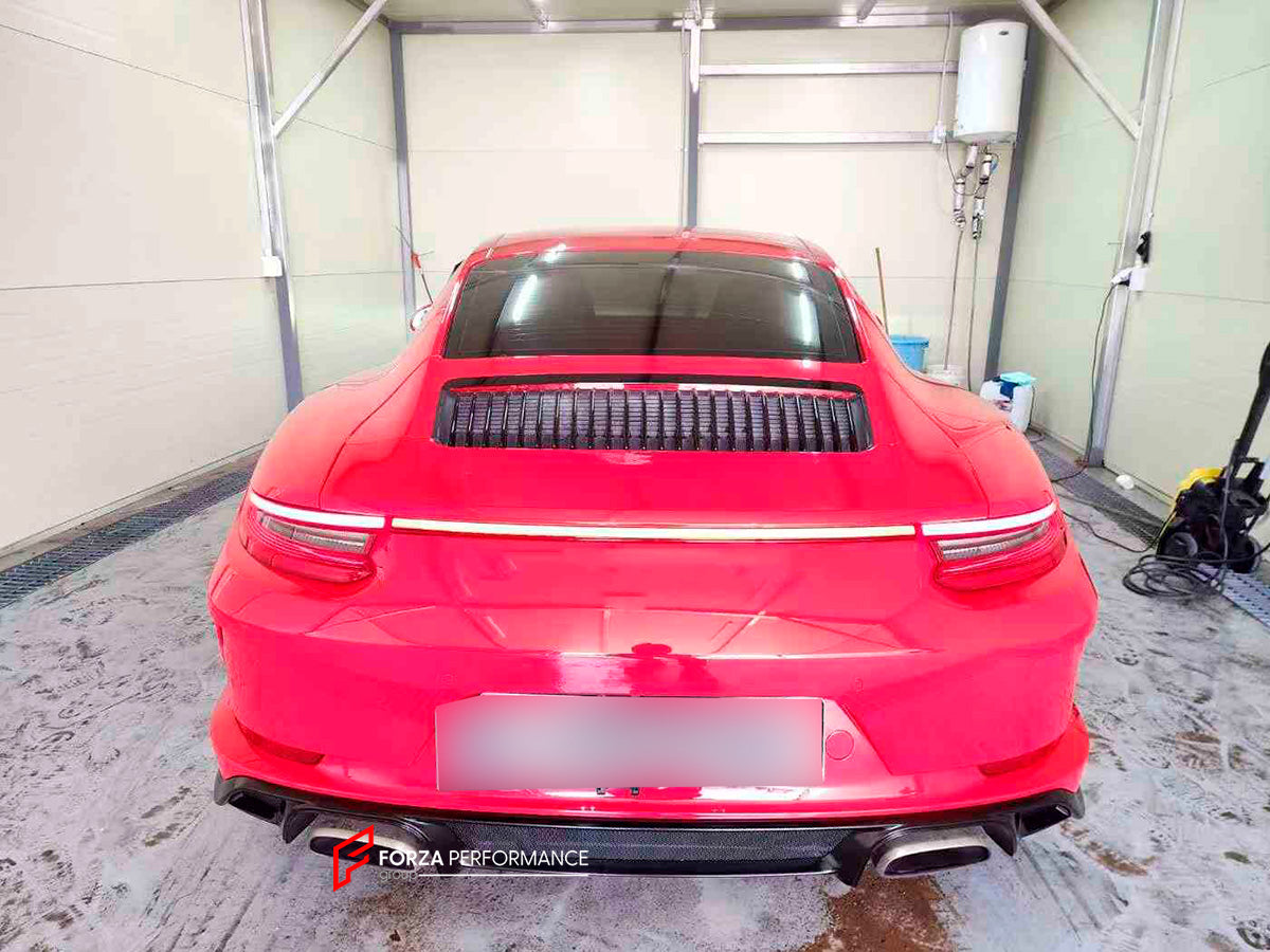 CONVERSION UPGRADE FACELIFT BODY KIT for PORSCHE 911 CARRERA 991.1 2012 - 2019 to 991.2 GT3 STYLE

Set includes:

Front Bumper Assembly
Rear Bumper Assembly

Material: Plastic

NOTE: Professional installation is required. Factory LED DRL must be reused