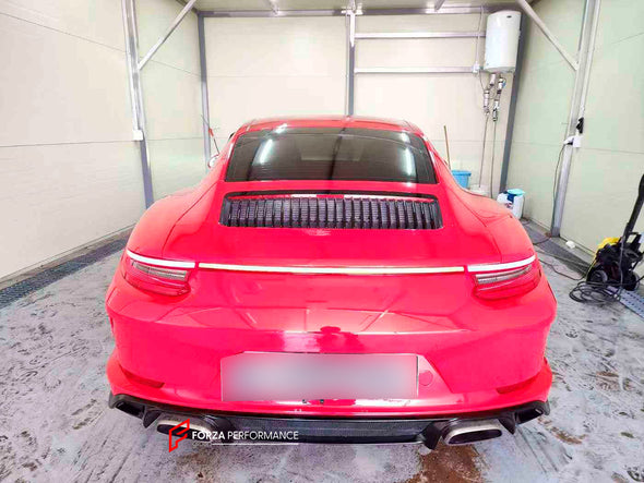 CONVERSION UPGRADE FACELIFT BODY KIT for PORSCHE 911 CARRERA 991.1 2012 - 2019 to 991.2 GT3 STYLE

Set includes:

Front Bumper Assembly
Rear Bumper Assembly

Material: Plastic

NOTE: Professional installation is required. Factory LED DRL must be reused