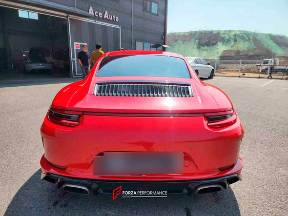 CONVERSION UPGRADE FACELIFT BODY KIT for PORSCHE 911 CARRERA 991.1 2012 - 2019 to 991.2 GT3 STYLE

Set includes:

Front Bumper Assembly
Rear Bumper Assembly

Material: Plastic

NOTE: Professional installation is required. Factory LED DRL must be reused