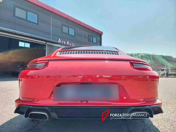 CONVERSION UPGRADE FACELIFT BODY KIT for PORSCHE 911 CARRERA 991.1 2012 - 2019 to 991.2 GT3 STYLE

Set includes:

Front Bumper Assembly
Rear Bumper Assembly

Material: Plastic

NOTE: Professional installation is required. Factory LED DRL must be reused