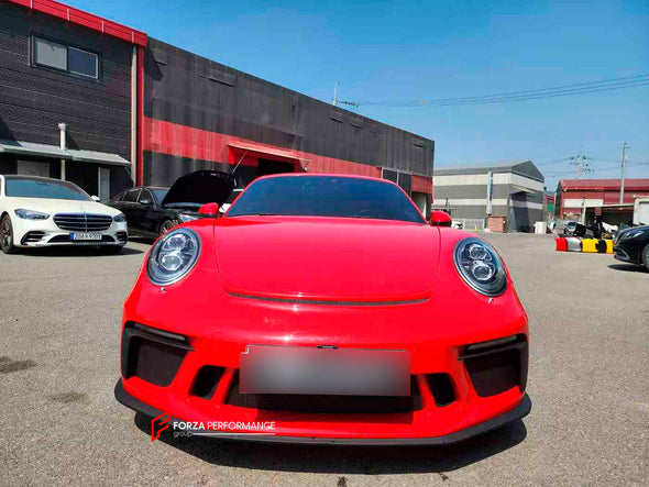CONVERSION UPGRADE FACELIFT BODY KIT for PORSCHE 911 CARRERA 991.1 2012 - 2019 to 991.2 GT3 STYLE

Set includes:

Front Bumper Assembly
Rear Bumper Assembly

Material: Plastic

NOTE: Professional installation is required. Factory LED DRL must be reused