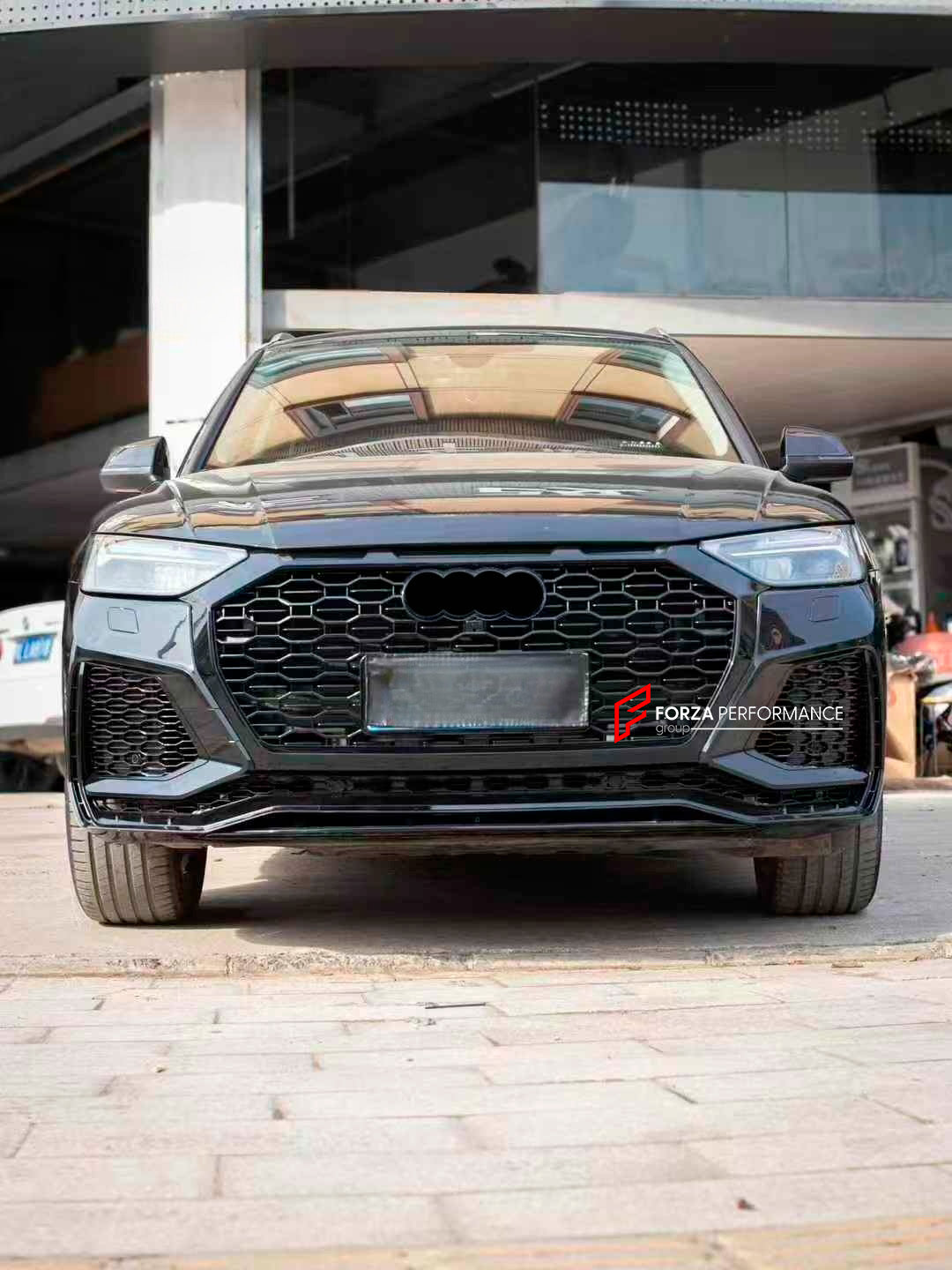 CONVERSION UPGRADE FRONT BUMPER KIT for AUDI Q5 FY FACELIFT 2020 - 2025 upgrade to RS DESIGN

Set includes:

Front Lip
Front Bumper Assembly

Front Grille

Material: Plastic
