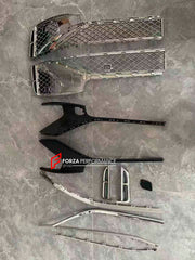 CONVERSION UPGRADE FRONT GRILLE KIT for BENTLEY CONTINENTAL GT GTC 2024+ upgrade to MULLINER

Set includes:

Center Lower Grille
Side Mesh Grille
Grille

Note: Professional installation is required.
