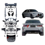 CONVERSION WIDE BODY KIT for BMW 3 SERIES G20 G28 LCI 2022 - 2024 UPGRADE to M3 G80 2020 - 2022 FORZA PERFORMANCE custom fit M3 Style

Set includes:
Front Bumper Assembly
Headlights
Hood Bonnet
Front Fenders
Side Skirts
Rear Bumper Assembly
Rear Diffuser
Exhaust Tips

Material: Plastic

NOTE: Professional installation is required.