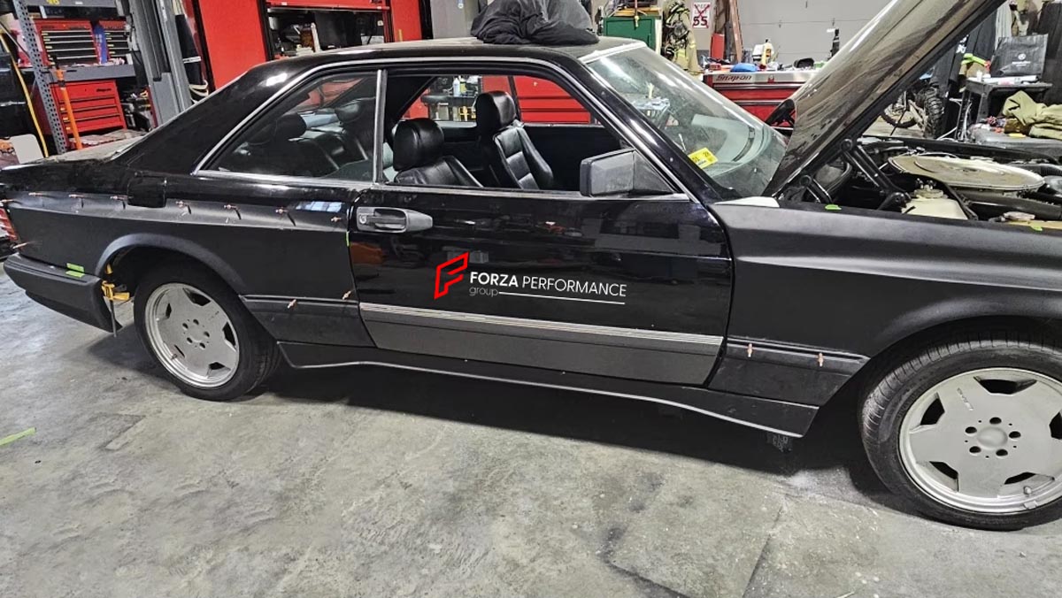 CONVERSION WIDE BODY KIT for MERCEDES BENZ 380SEC 420SEC 500SEC 560SEC W126 1979 - 1991 upgrade to WIDE BODY 560SEC AMG

Set includes:

Front Bumper
Front Fenders
Side Skirts
Rear Quarter Panels

Rear Bumper

Material: Fiberglass

NOTE: Professional installation is required.

CONTACT US FOR PRICING

Why “Contact Us for Pricing”?

We don’t display fixed prices because our goal is to offer you the most competitive deal possible. Product costs often decrease over time, and by requesting a quote, you’ll receive