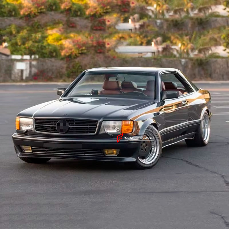 CONVERSION WIDE BODY KIT for MERCEDES BENZ 380SEC 420SEC 500SEC 560SEC W126 1979 - 1991 upgrade to WIDE BODY 560SEC AMG

Set includes:

Front Bumper
Front Fenders
Side Skirts
Rear Quarter Panels

Rear Bumper

Material: Fiberglass

NOTE: Professional installation is required.

CONTACT US FOR PRICING

Why “Contact Us for Pricing”?

We don’t display fixed prices because our goal is to offer you the most competitive deal possible. Product costs often decrease over time, and by requesting a quote, you’ll receive
