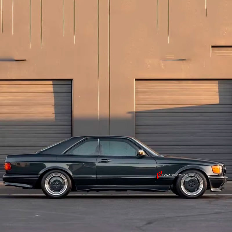 CONVERSION WIDE BODY KIT for MERCEDES BENZ 380SEC 420SEC 500SEC 560SEC W126 1979 - 1991 upgrade to WIDE BODY 560SEC AMG

Set includes:

Front Bumper
Front Fenders
Side Skirts
Rear Quarter Panels

Rear Bumper

Material: Fiberglass

NOTE: Professional installation is required.

CONTACT US FOR PRICING

Why “Contact Us for Pricing”?

We don’t display fixed prices because our goal is to offer you the most competitive deal possible. Product costs often decrease over time, and by requesting a quote, you’ll receive