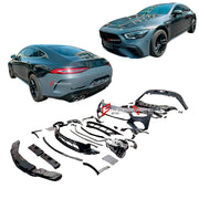 CONVERSION UPGRADE BODY KIT for MERCEDES-BENZ X290 GT43 GT50 2018+ upgrade to X290 GT53 GT63 2018+



Set includes:

Front Bumper Assembly

Front Lip
Front Bumper Air Inlets
Rear Bumper Assembly
Rear Diffuser
Exhaust Tips

Material: Plastic

NOTE: Professional installation is required