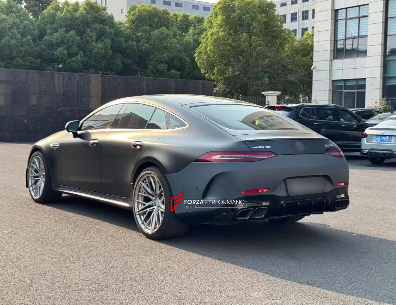 CONVERSION UPGRADE BODY KIT for MERCEDES-BENZ X290 GT43 GT50 2018+ upgrade to X290 GT53 GT63 2018+



Set includes:

Front Bumper Assembly

Front Lip
Front Bumper Air Inlets
Rear Bumper Assembly
Rear Diffuser
Exhaust Tips

Material: Plastic

NOTE: Professional installation is required