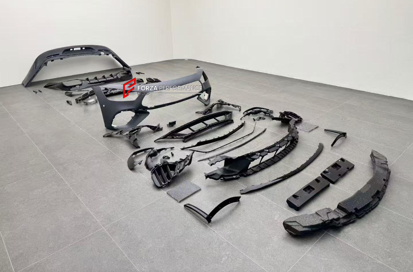 CONVERSION UPGRADE BODY KIT for MERCEDES-BENZ X290 GT43 GT50 2018+ upgrade to X290 GT53 GT63 2018+



Set includes:

Front Bumper Assembly

Front Lip
Front Bumper Air Inlets
Rear Bumper Assembly
Rear Diffuser
Exhaust Tips

Material: Plastic

NOTE: Professional installation is required