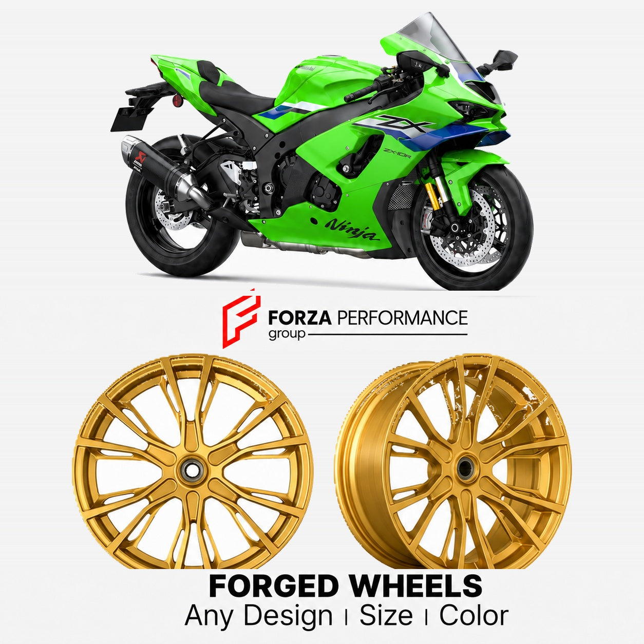 CUSTOM FORGED WHEELS RIMS for KAWASAKI ZX-10R