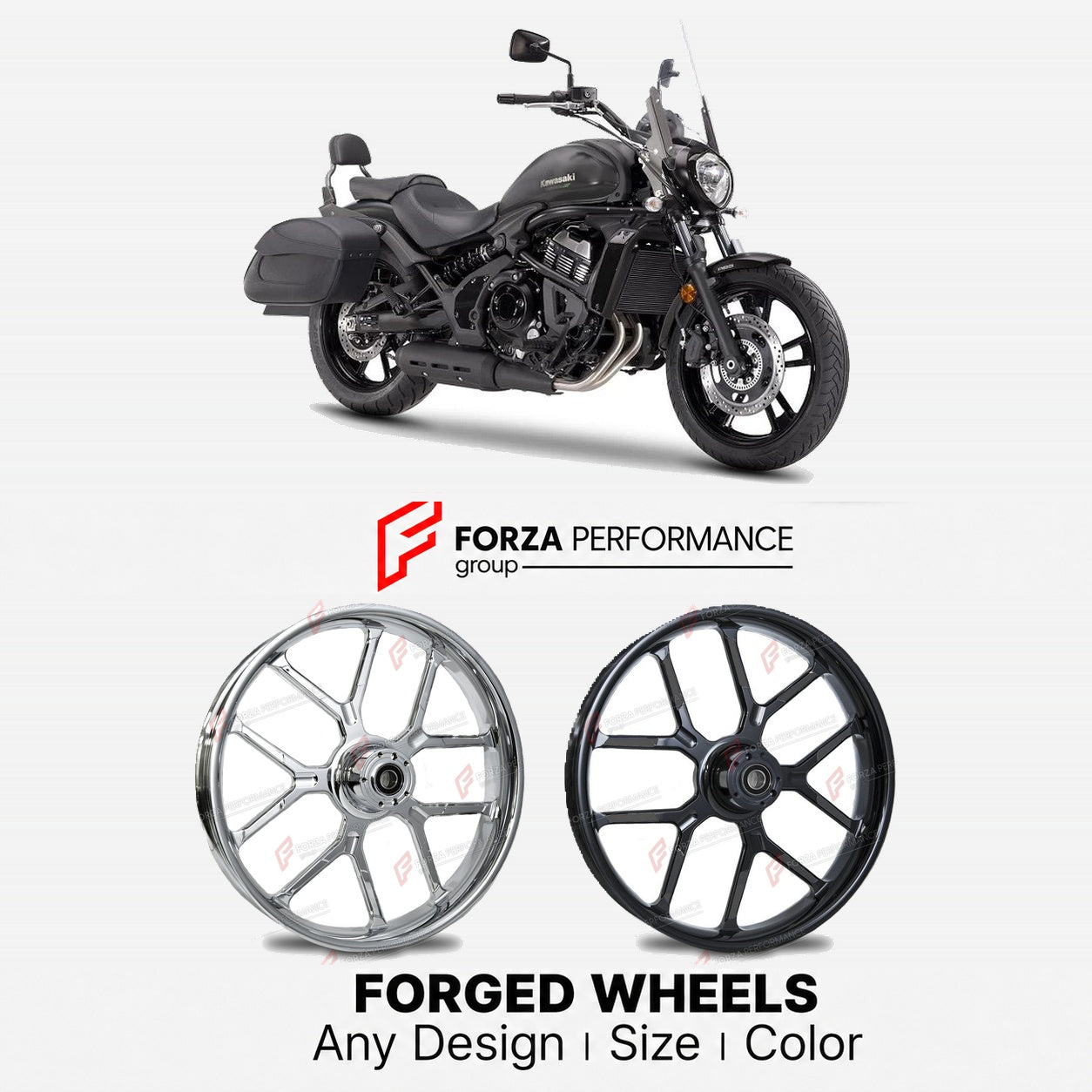 CUSTOM FORGED WHEELS RIMS for KAWASAKI VULCAN S