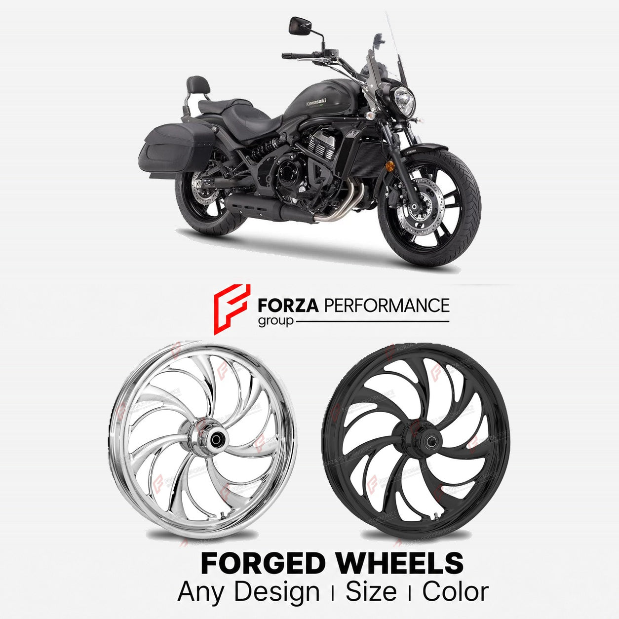 CUSTOM FORGED WHEELS RIMS for KAWASAKI VULCAN S