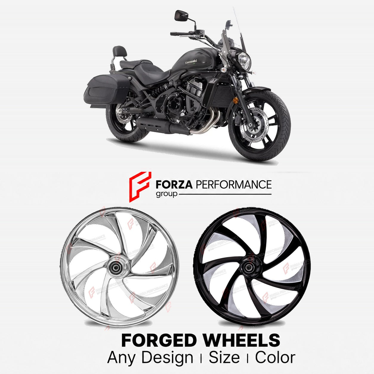 CUSTOM FORGED WHEELS RIMS for KAWASAKI VULCAN S