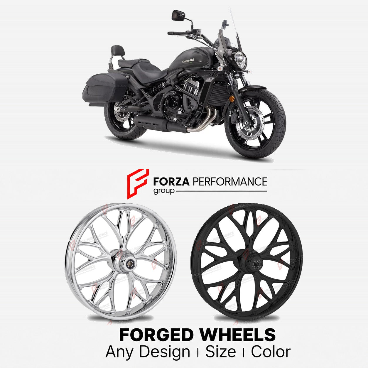 CUSTOM FORGED WHEELS RIMS for KAWASAKI VULCAN S