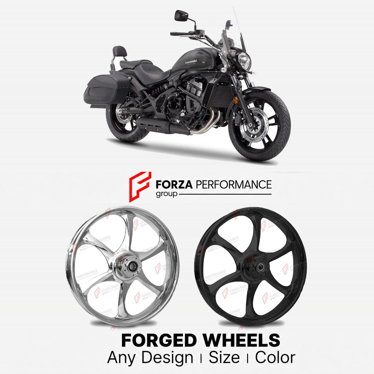 CUSTOM FORGED WHEELS RIMS for KAWASAKI VULCAN S