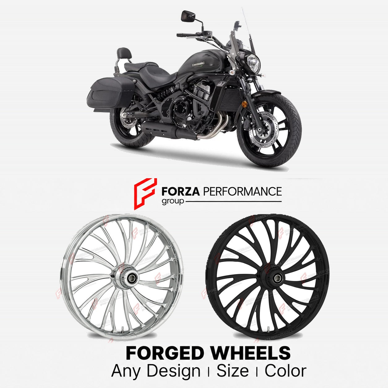 CUSTOM FORGED WHEELS RIMS for KAWASAKI VULCAN S