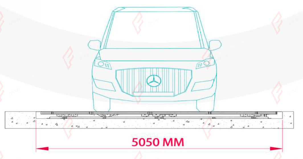 CTT Car Turntable - 360° Vehicle Turntable, up to 10,000 kg - aparcamiento de coches / système de stationnement