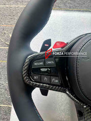 CUSTOM CARBON STEERING WHEEL with PADDLE SHIFTERS for BMW M5 F90
