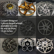 FORGED WHEELS RIMS FOR PORSCHE CAYENNE E4 EV 2026+ Forza Performance custom fit buy P101SC
