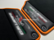 CUSTOM FLOOR MATS CARPETS for LAMBORGHINI GALLARDO LEATHER NYLON VELOUR ALCANTARA