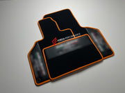 CUSTOM FLOOR MATS CARPETS for LAMBORGHINI GALLARDO LEATHER NYLON VELOUR ALCANTARA