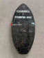 Custom forged carbon fiber surfboard - handmade wakesurf skimboard with diamond EVA traction pads and marbled forged carbon finish, made to order by Forza Performance