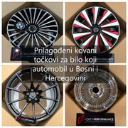 Custom Forged Wheels for Any Car in Bosnia and Herzegovina | Prilagođeni kovani točkovi za bilo koji automobil u Bosni i Hercegovini