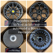 Custom Forged Wheels for Any Car in Bosnia and Herzegovina | Prilagođeni kovani točkovi za bilo koji automobil u Bosni i Hercegovini