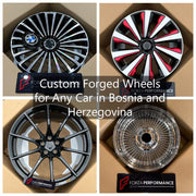Custom Forged Wheels for Any Car in Bosnia and Herzegovina | Prilagođeni kovani točkovi za bilo koji automobil u Bosni i Hercegovini