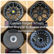 Custom Forged Wheels for Any Car in Bosnia and Herzegovina | Prilagođeni kovani točkovi za bilo koji automobil u Bosni i Hercegovini
